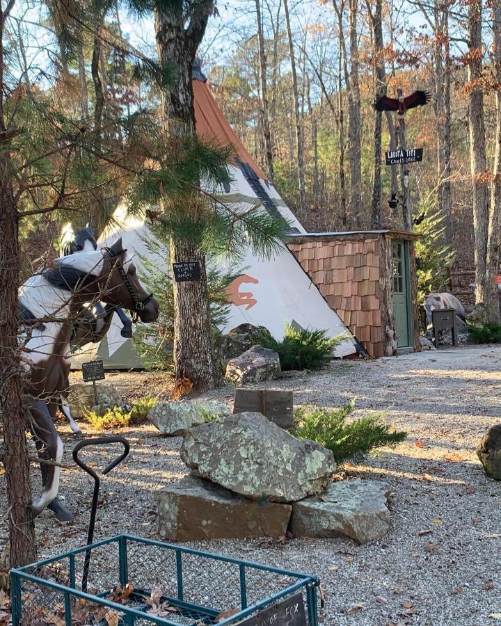 Bed and Breakfast Fox Pass Cabins Hot Springs Exterior foto