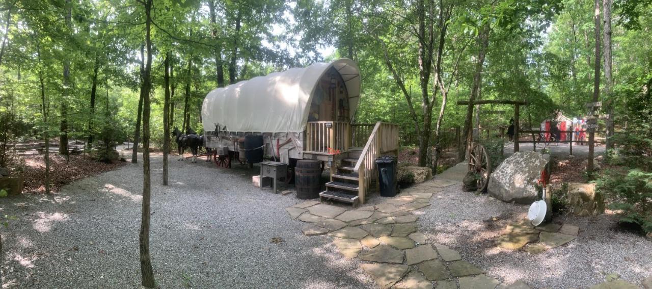 Bed and Breakfast Fox Pass Cabins Hot Springs Exterior foto