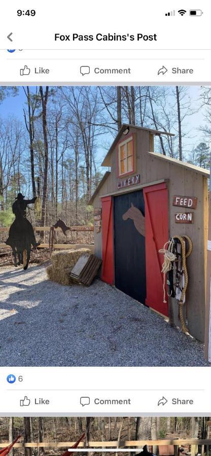 Bed and Breakfast Fox Pass Cabins Hot Springs Exterior foto